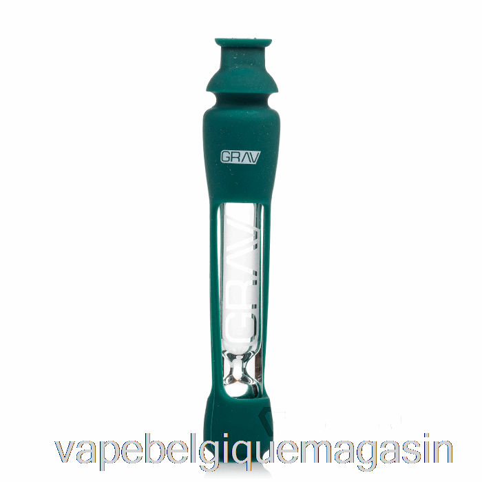 Dégustateur De Jus De Vape Grav 12 Mm Avec Peau En Silicone Sarcelle Foncée